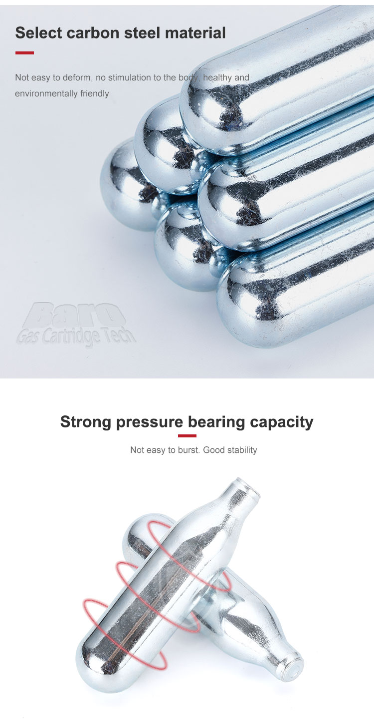 8g Threaded CO2 Cartridge