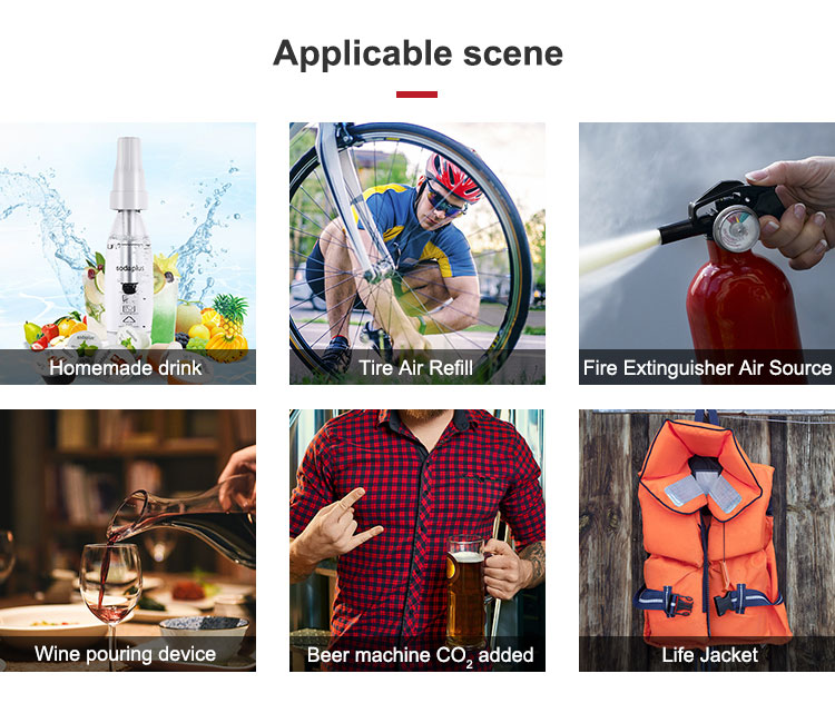 8g Threaded CO2 Cartridge