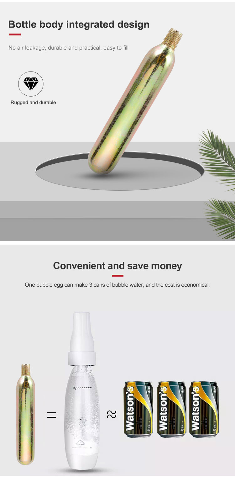 33g CO2 Thread Cartridges Cylinders